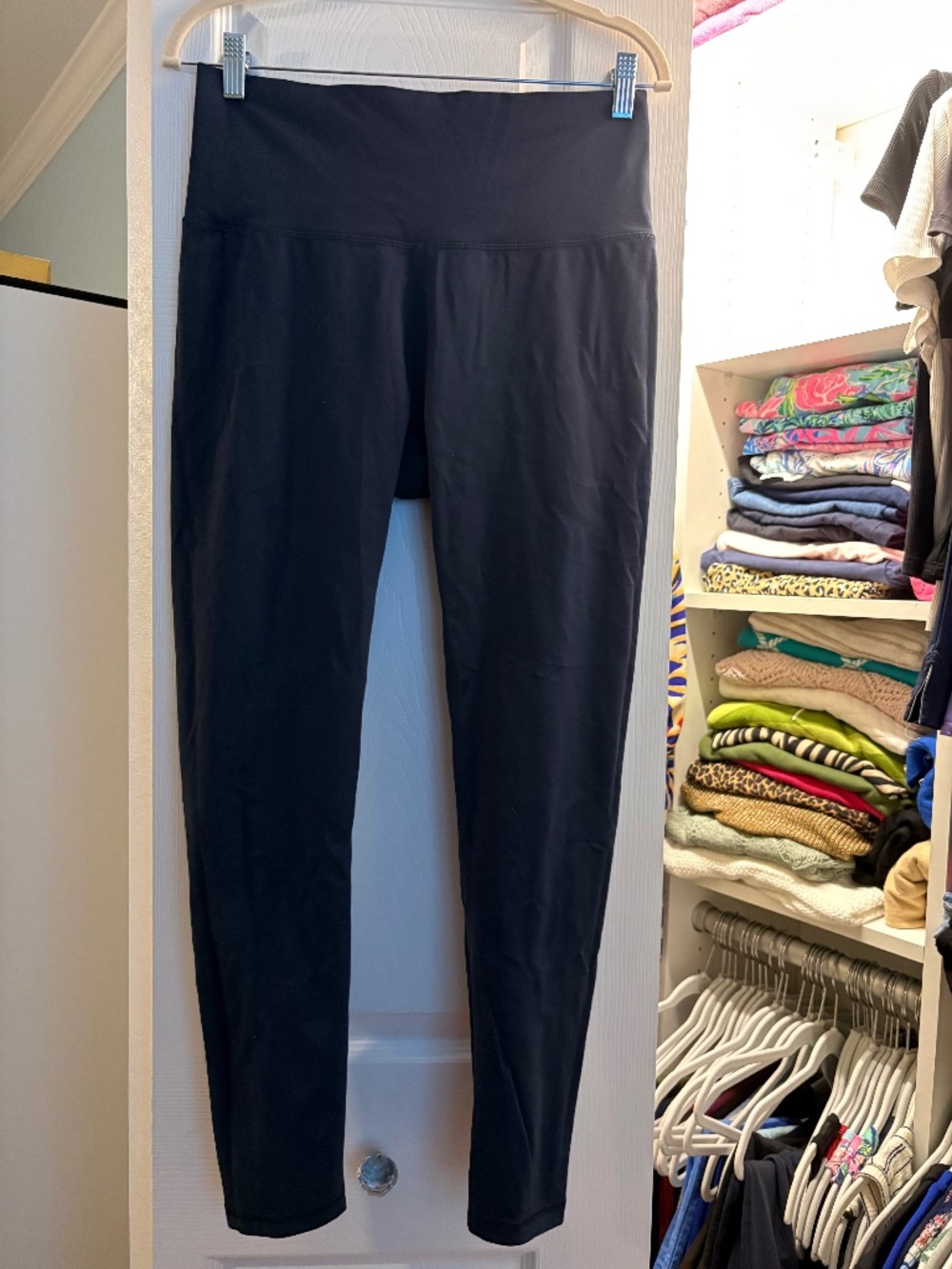 Calia navy blue leggings full length size L